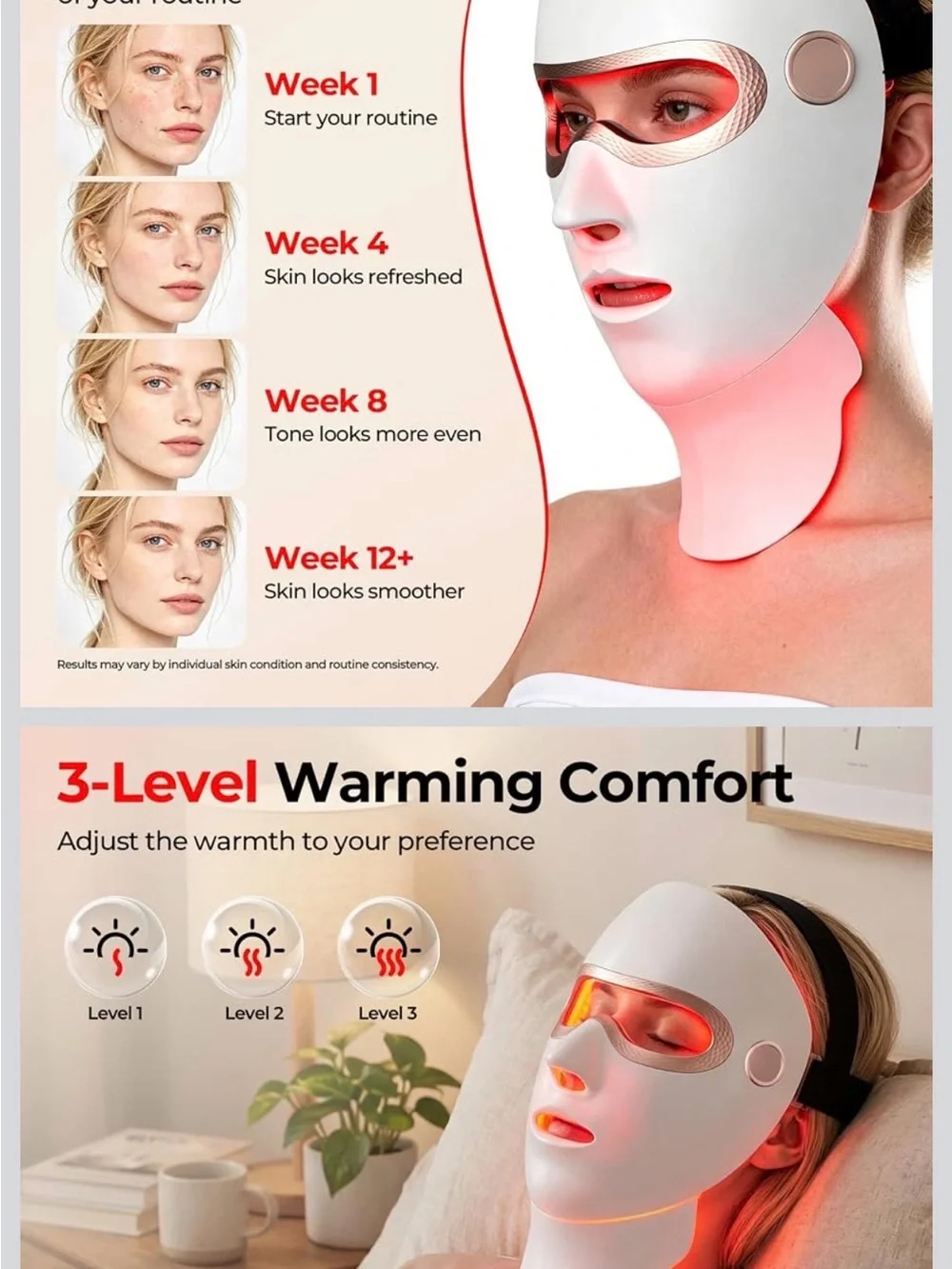 Lovsheme LED Light Therapy Mask- Sealed Brand New